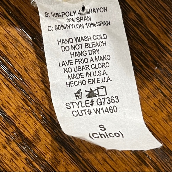 Kate Collection Knit open Cardigan in Tan and Cream with floral lace details - Picture 9 of 11